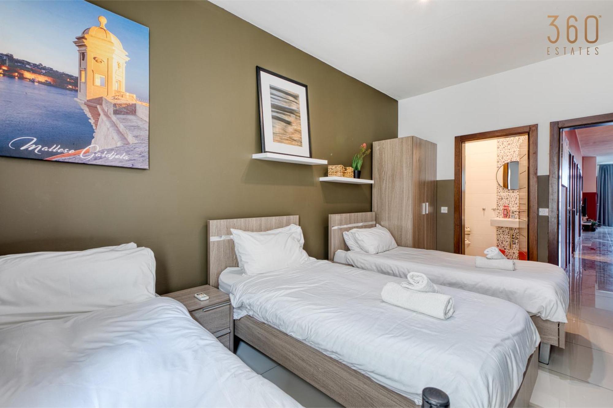 A Lovely 3 Bedroom, 3 Baths Home In The Centre Of Gzira By 360 Estates المظهر الخارجي الصورة