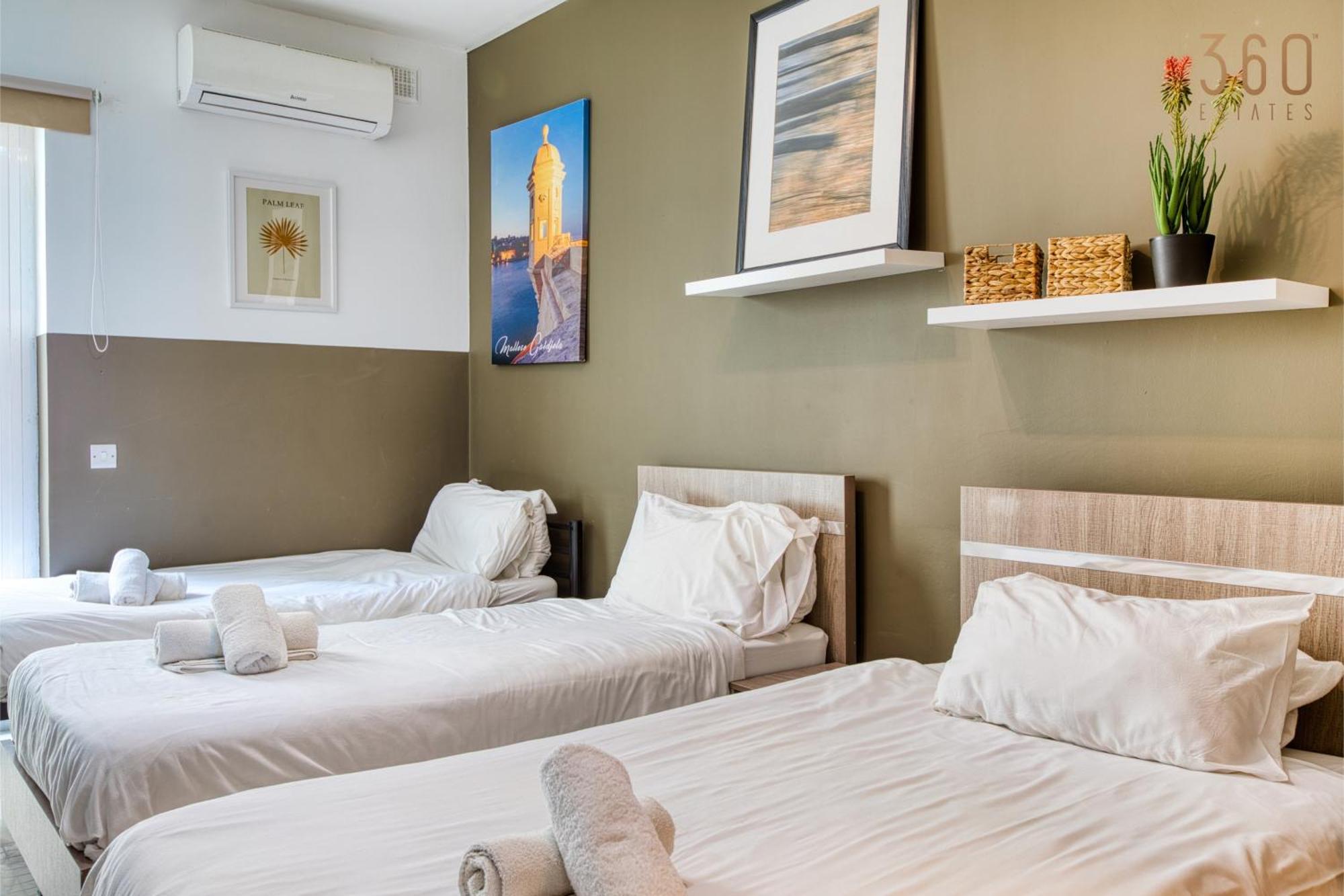 A Lovely 3 Bedroom, 3 Baths Home In The Centre Of Gzira By 360 Estates المظهر الخارجي الصورة