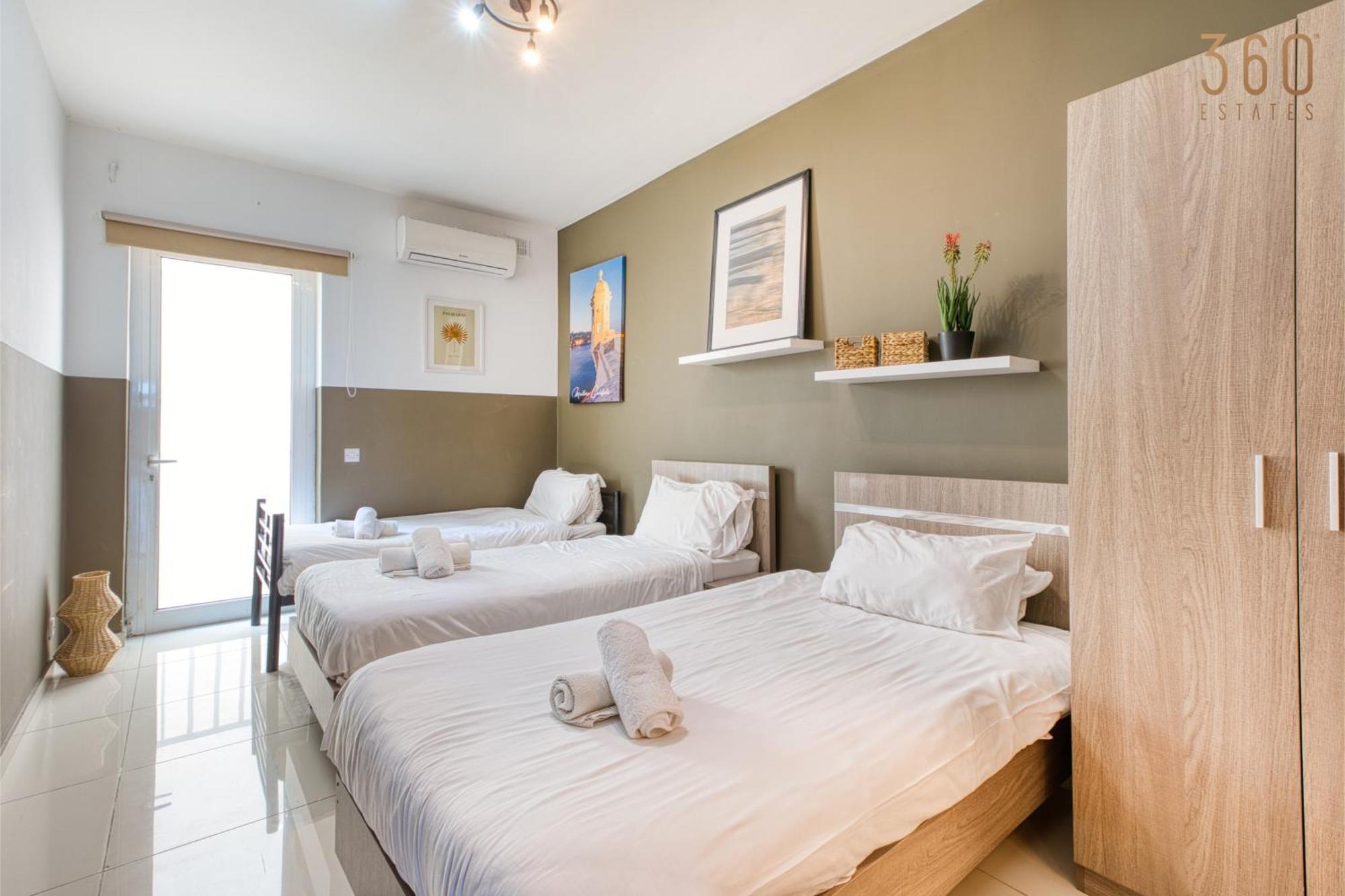 A Lovely 3 Bedroom, 3 Baths Home In The Centre Of Gzira By 360 Estates المظهر الخارجي الصورة